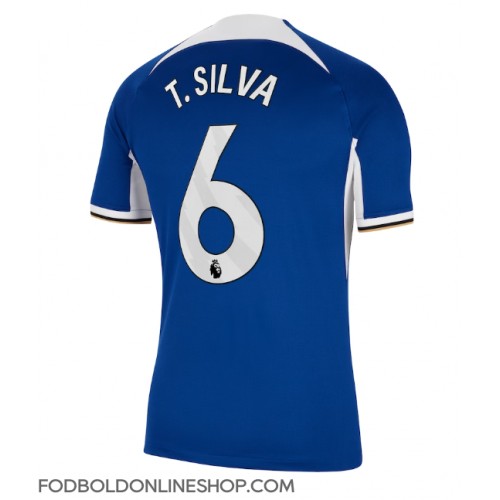 Chelsea Thiago Silva #6 Hjemmebanetrøje 2023-24 Kortærmet